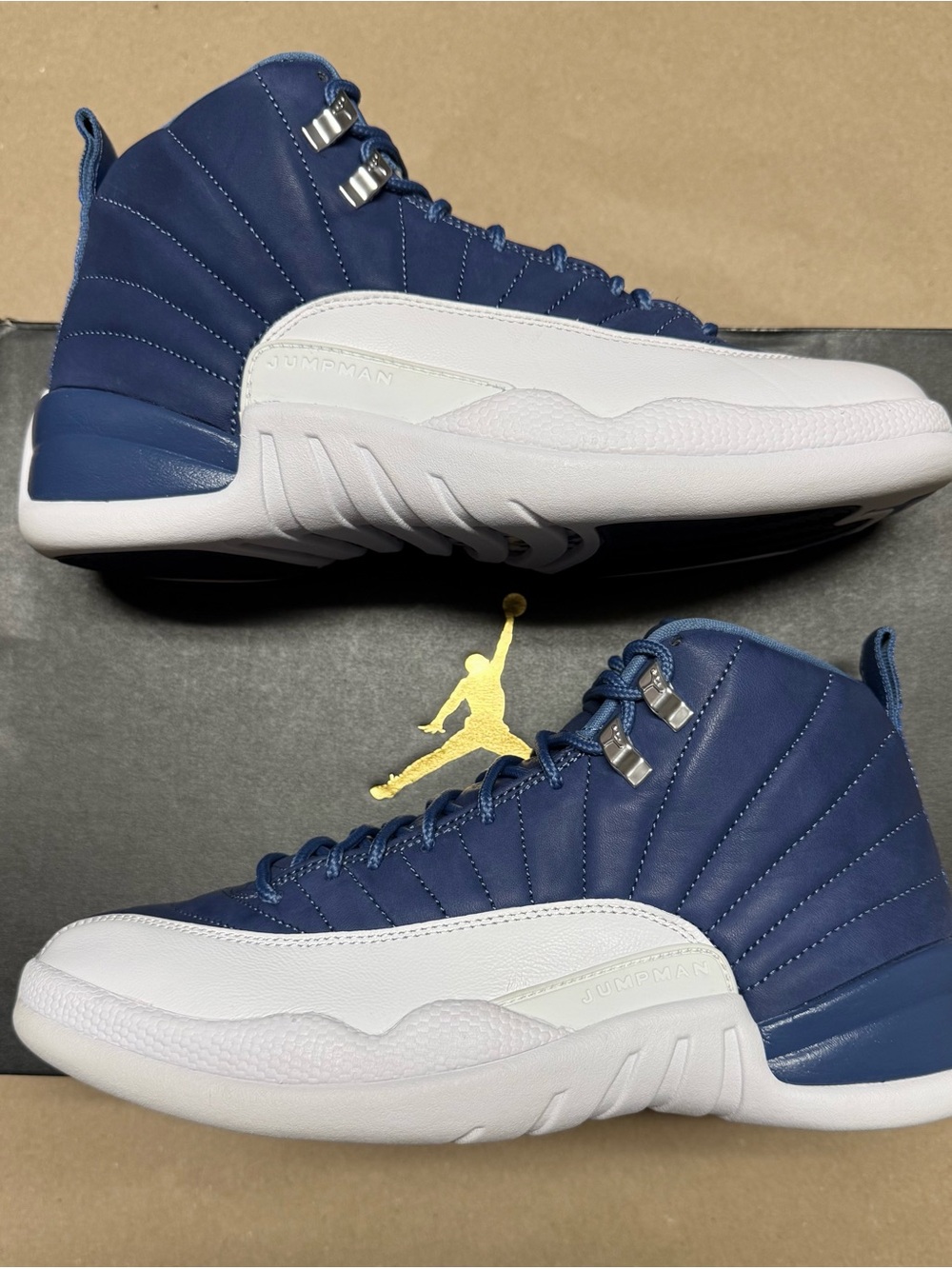 Nike Air Jordan 12 Retro Indigo Mens size 9.5 Basketball Shoes Rare!